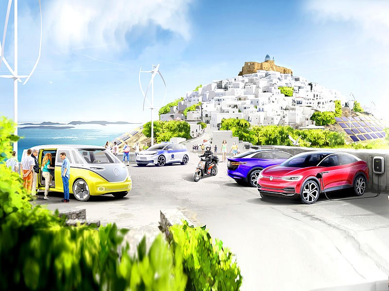 Volkswagen elektrizuje řecký ostrov